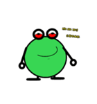 A croak frog is waiting for your concern（個別スタンプ：14）