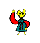キツネのキャラクター集合（個別スタンプ：2）