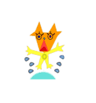 キツネのキャラクター集合（個別スタンプ：3）