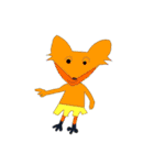キツネのキャラクター集合（個別スタンプ：37）