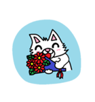 White dog sora（個別スタンプ：5）