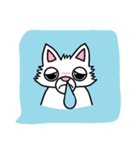 White dog sora（個別スタンプ：8）