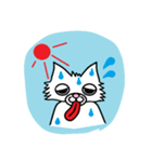 White dog sora（個別スタンプ：11）
