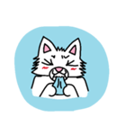 White dog sora（個別スタンプ：13）