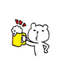 はなのびクマ（個別スタンプ：21）