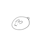 ただのうさぎ（日常）（個別スタンプ：1）