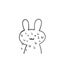 ただのうさぎ（日常）（個別スタンプ：5）