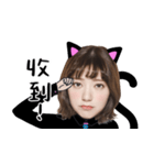 CK101 x SPCA Puff Kuo kitty stickers（個別スタンプ：1）