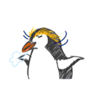 ラクガキペンギンズ（個別スタンプ：17）