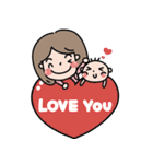 Mom baby's daily story（個別スタンプ：19）