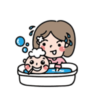 Mom baby's daily story（個別スタンプ：22）