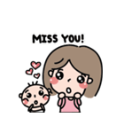 Mom baby's daily story（個別スタンプ：24）