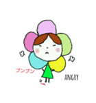 フラワーさんアイサツコトバ（個別スタンプ：3）