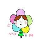 フラワーさんアイサツコトバ（個別スタンプ：4）