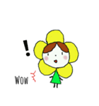 フラワーさんアイサツコトバ（個別スタンプ：9）