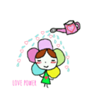 フラワーさんアイサツコトバ（個別スタンプ：21）