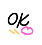 はなちゃんの手文字（個別スタンプ：2）