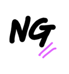 はなちゃんの手文字（個別スタンプ：7）