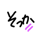 はなちゃんの手文字（個別スタンプ：38）