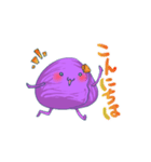 紫焼き折り紙くんスタンプ2玉目（個別スタンプ：13）