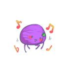 紫焼き折り紙くんスタンプ2玉目（個別スタンプ：23）