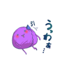 紫焼き折り紙くんスタンプ2玉目（個別スタンプ：32）