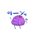 紫焼き折り紙くんスタンプ2玉目（個別スタンプ：36）