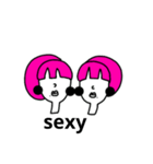 Pink twins（個別スタンプ：2）