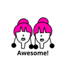 Pink twins（個別スタンプ：34）