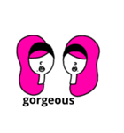 Pink twins（個別スタンプ：38）