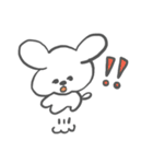 顔が寄っている犬【敬語】（個別スタンプ：13）