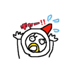 ニワトリみたいなエリザちゃんとお友だち（個別スタンプ：5）