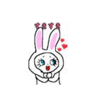 ニワトリみたいなエリザちゃんとお友だち（個別スタンプ：7）