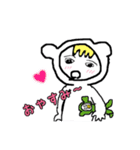 ニワトリみたいなエリザちゃんとお友だち（個別スタンプ：13）