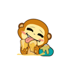 Always Having Fun Monkeys_animate_11（個別スタンプ：13）