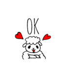 SHEEP - Black ＆ Red（個別スタンプ：2）