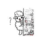 SHEEP - Black ＆ Red（個別スタンプ：6）