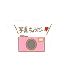 女の子専用！かわいいガーリースタンプ（個別スタンプ：34）