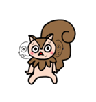2回目登場！！しっぽりす（個別スタンプ：8）