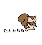 2回目登場！！しっぽりす（個別スタンプ：9）