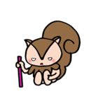 2回目登場！！しっぽりす（個別スタンプ：16）
