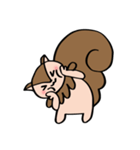 2回目登場！！しっぽりす（個別スタンプ：17）