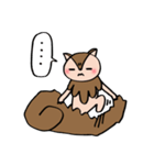 2回目登場！！しっぽりす（個別スタンプ：19）