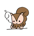 2回目登場！！しっぽりす（個別スタンプ：21）