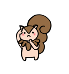2回目登場！！しっぽりす（個別スタンプ：22）