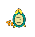 カメさんとうみのなかまたち（個別スタンプ：12）