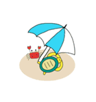 カメさんとうみのなかまたち（個別スタンプ：17）