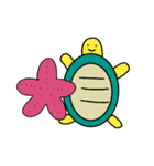 カメさんとうみのなかまたち（個別スタンプ：24）