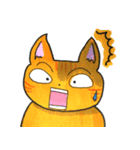 ネガティブにゃんこ（個別スタンプ：4）