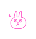 うさぎの返事（個別スタンプ：5）